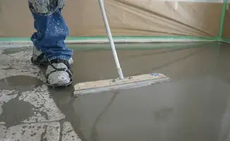 Uneven floor being professionally repaired in Charleston, SC
